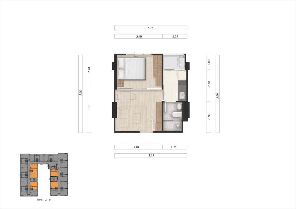 Ram40-Room-Type-1Bedroom-27SQM-Inner-Floor2-8-LB