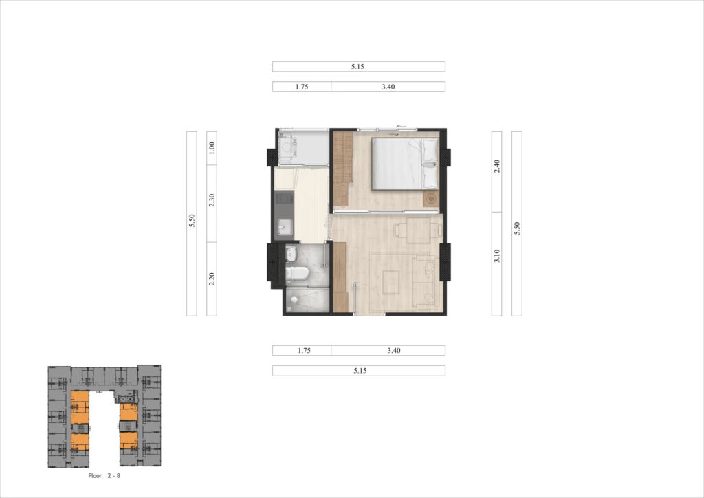 Ram40-Room-Type-1Bedroom-27SQM-Inner-Floor2-8-RB