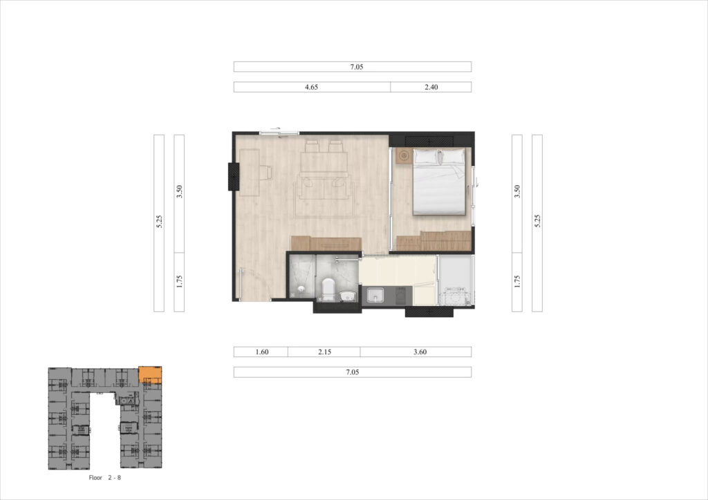 Ram40-Room-Type-1BedroomPlus-34SQM-Floor2-8-South