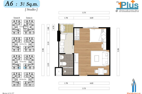 The1Plus2-A6-Floor7-31-Studio The1Plus2-A6-Floor7-31-Studio